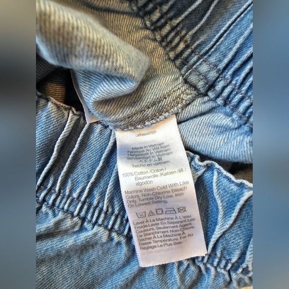 Madewell Plus Size 31 Denim Pull-On Utility Shorts In Grandfield Wash Hi-Rise - Picture 8 of 8